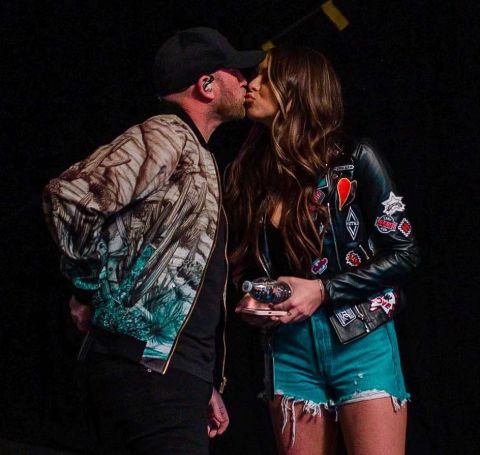 Cole Swindell celebrated valentines day with his girlfriend.
